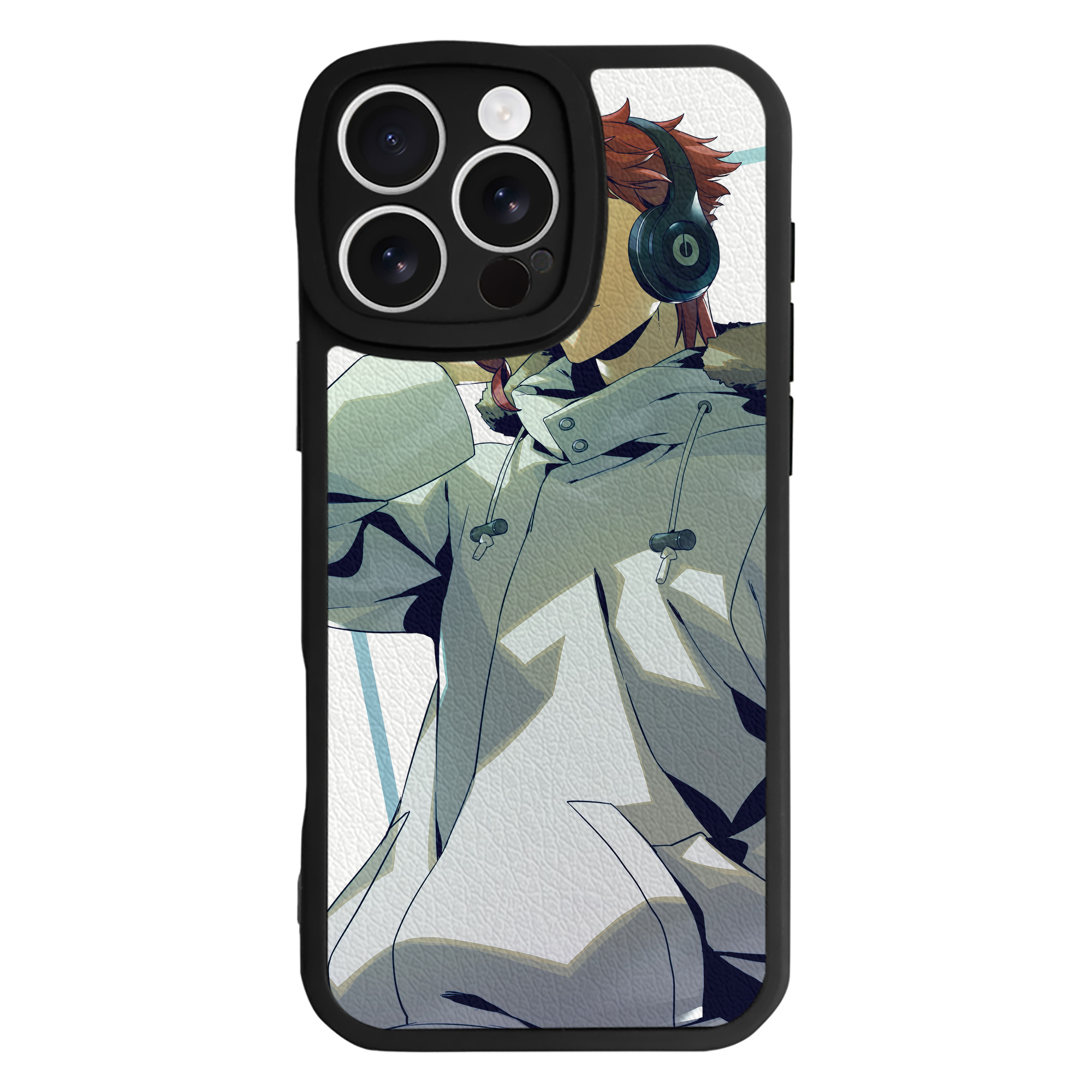 （画像用） ジョジョの奇妙な冒険 JoJo's Bizarre Adventure 【iPhone 16シリーズ対応】シリコンスマホケース（レザー調） 材質：シリコン